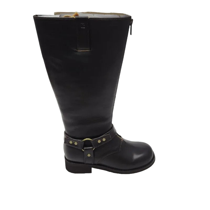 Botas alta Zipper Raindoor W26RAI-ZP07 Brown para Mujer