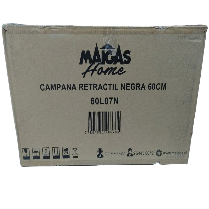 Campana Extractora Retráctil Maigas 60L07N 60 cm