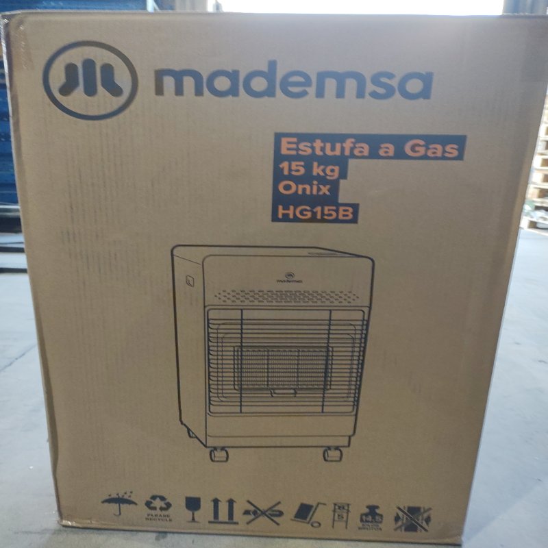 Estufa a Gas Mademsa HG15B Onix 15 Kilos
