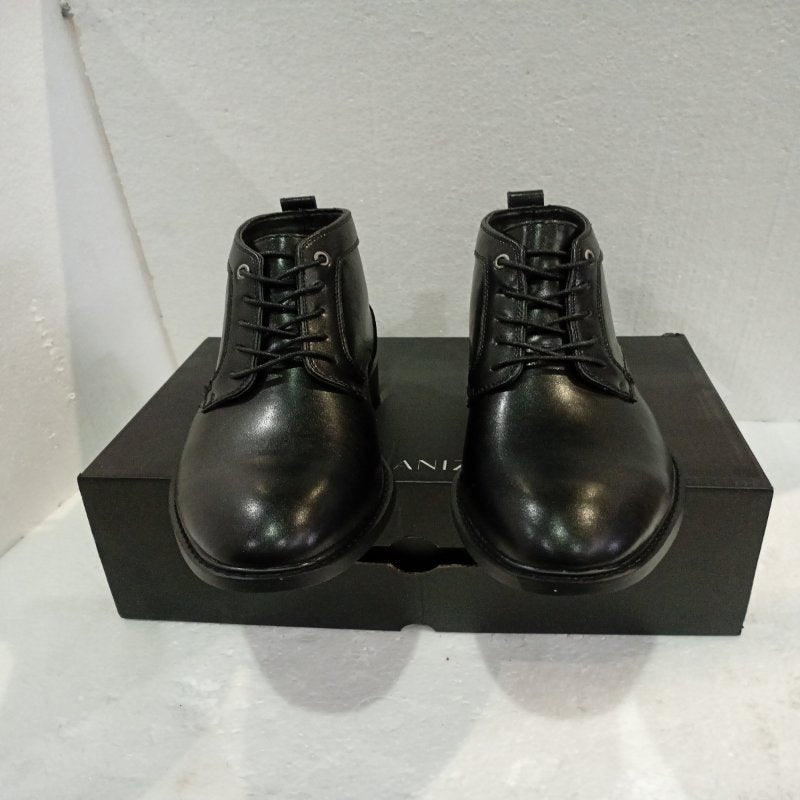 Botín Acordonado Alaniz 683BOAZI26-400 Masculino, Negro