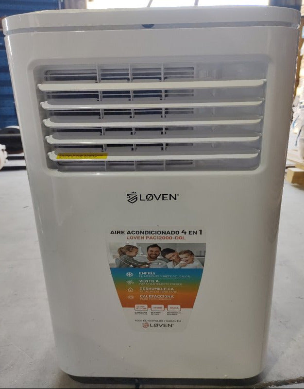 Aire acondicionado portátil Loven PAC 12000 BTU Blanco