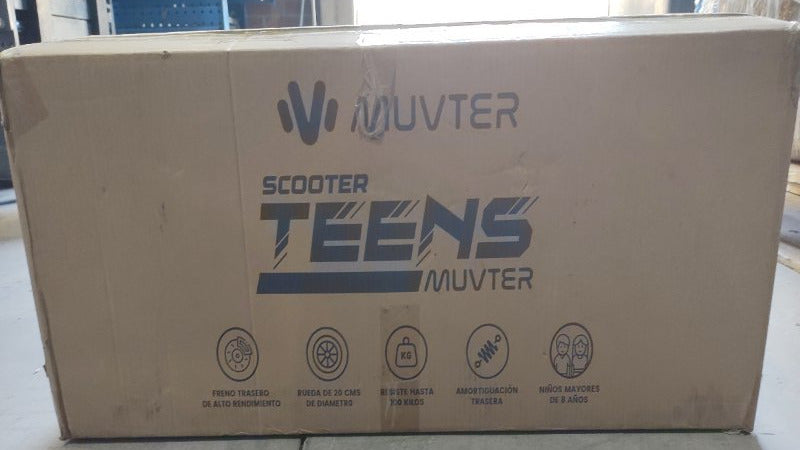 Scooter Eléctrico Muvter Teens MT01, Negro