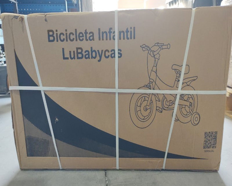 Bicicleta para niño aro 12 Lubabycas Antule Gris
