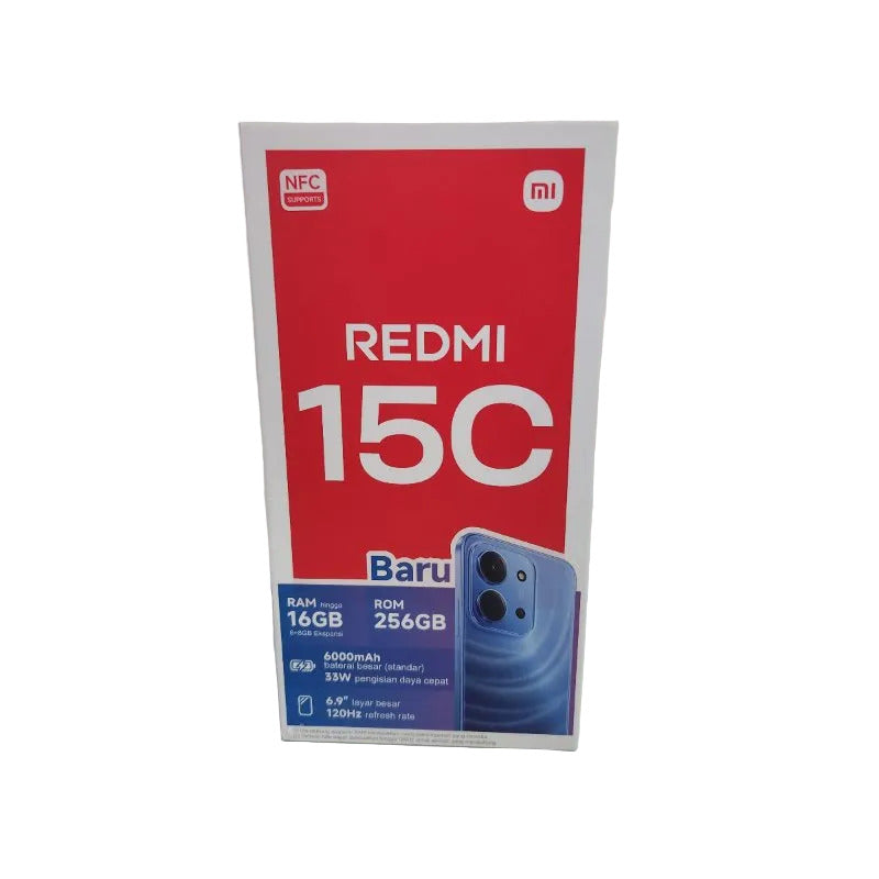 Celular Xiaomi Redmi 15C HyperOS 8GB RAM 256GB Midnight Black