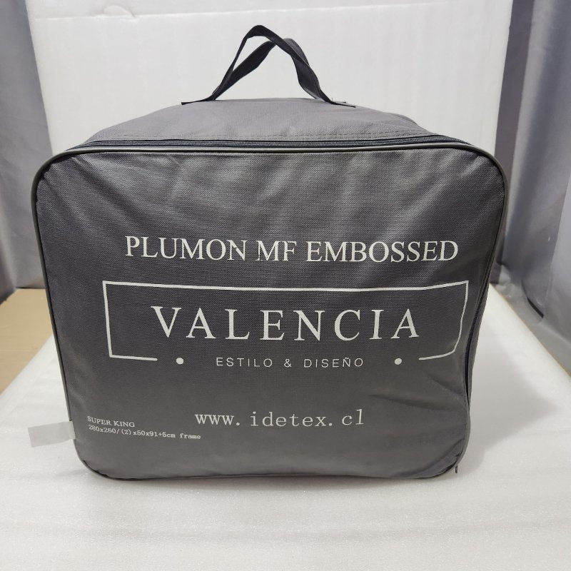 Plumón MF Embossed Valencia Super King Celeste 280 x 260 cm