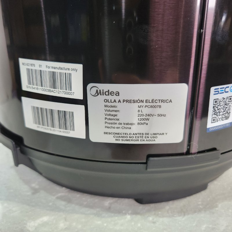 Olla Multicook Midea Daily Food MY-PC8007B 8 Litros