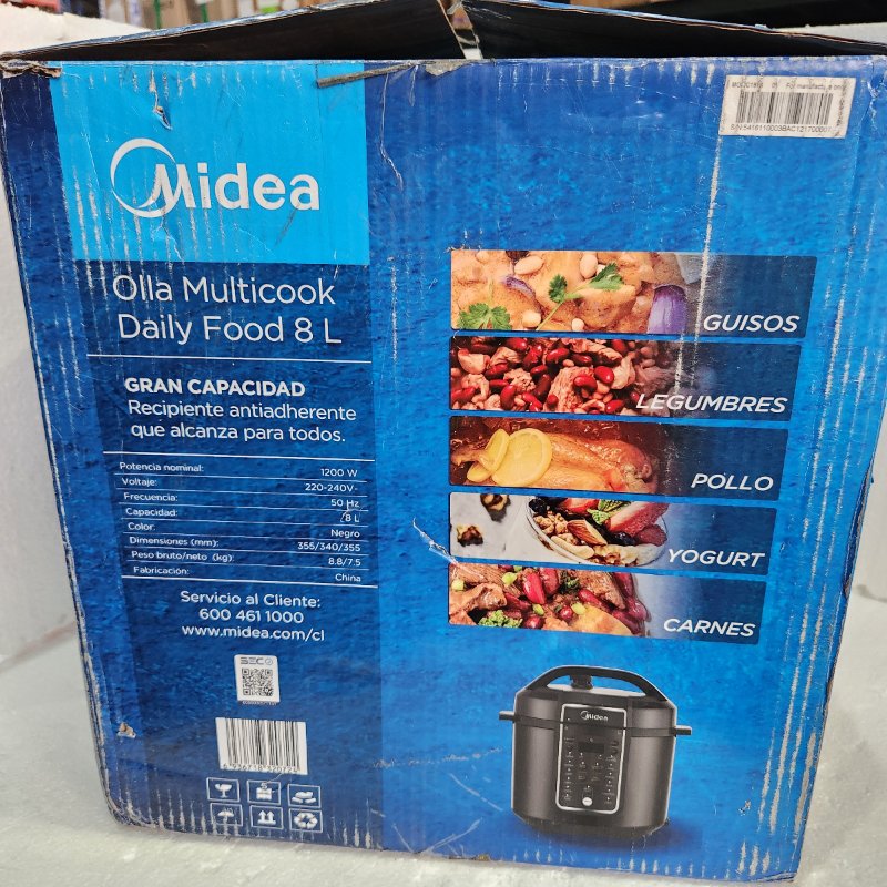 Olla Multicook Midea Daily Food MY-PC8007B 8 Litros
