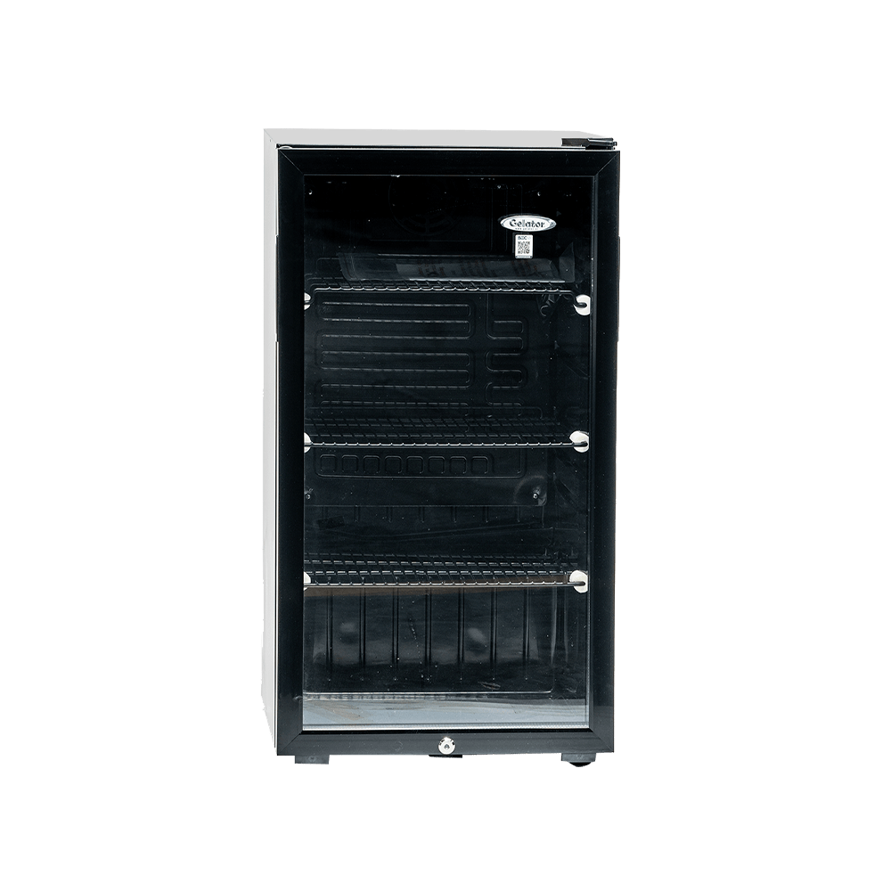 Vitrina Vertical Gelator RURG-100G 100 Litros, Negro