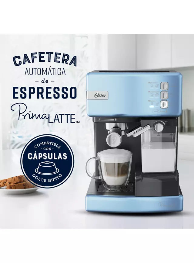 Cafetera Automática de Espresso Oster Prima Latte BVSTEM6603CC