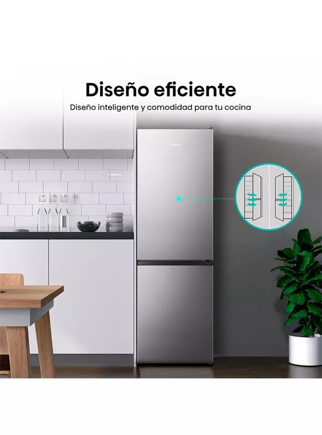 Refrigerador Hisense RB341NL 268 Litros, Plata