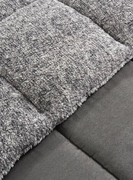 Plumon Sherpa Melange Attimo 1.5 Plazas Azul