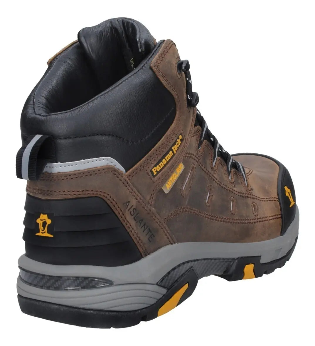 Botín de Seguridad Panama Jack PJ507MDKTC – Café Moro, Talla 42, Masculino