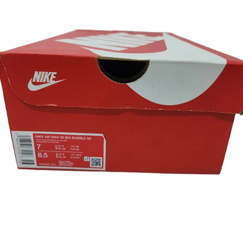 Zapatillas Nike Air Max 95 Big Bubble SE – IQ3363-025, Photon Dust/Metallic Silver, Talla 40 EUR