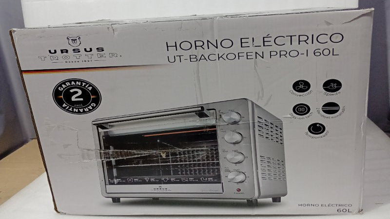 Horno Eléctrico Ursus Trotter UT-BACKOFEN PRO-I 60 Litros