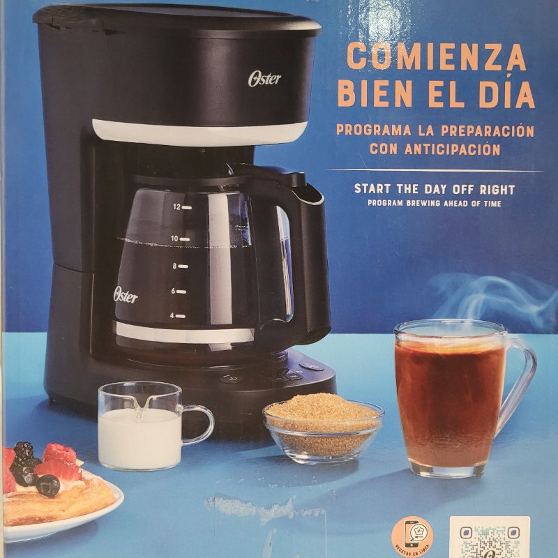 Cafetera Prgramable Oster BVSTDCP121B 12 Tazas