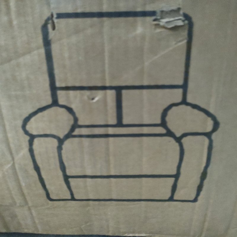 Sofá de un cuerpo reclinable Daniels VS8070BBR Café