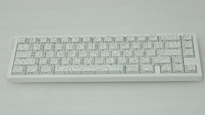Teclado Mecánico Gamer Attack Shark X68 HE 60% Magnético por Cable 8KHz, Blanco
