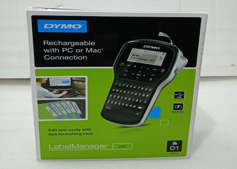 Etiquetadora Dymo Label Manager 280 con Conexión a PC o Mac