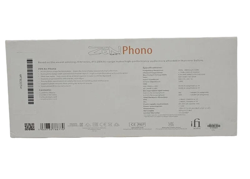 Preamplificador para tocadiscos (Vinilos) iFi ZEN Air Phono