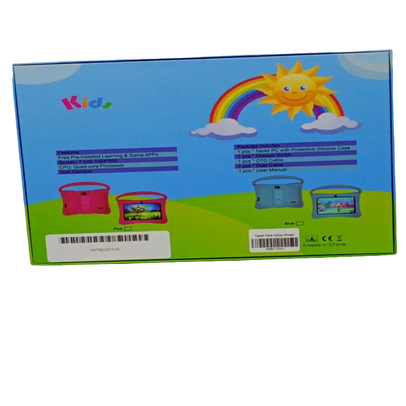 Tablet para Niños 7" Android Rosa