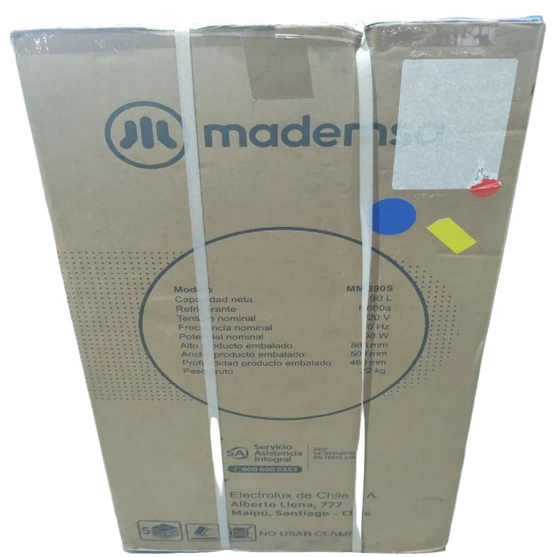 Frigobar Mademsa MMB90S 90 Litros Plateado