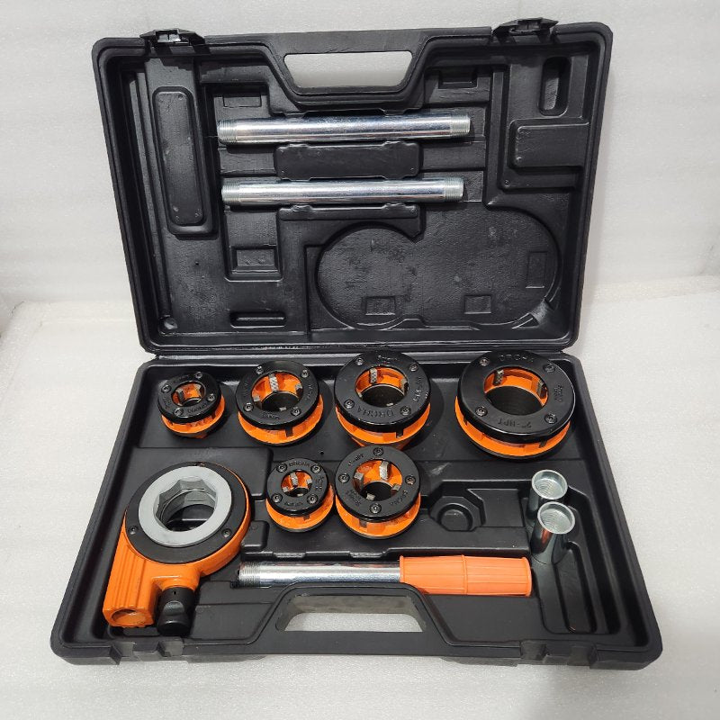 Set de Terrajas Smart Tools 1/2" a 2" NPT, Anaranjado/ Negro