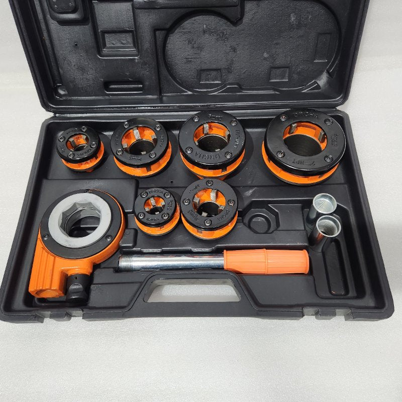 Set de Terrajas Smart Tools 1/2" a 2" NPT, Anaranjado/ Negro