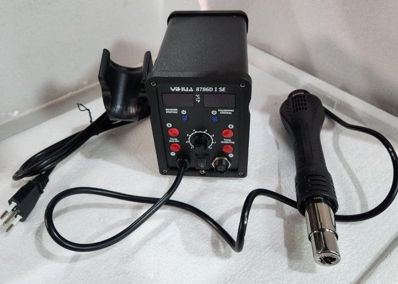 Estación de Soldadura YIHUA 8786D I 750W 220V-240V, Negro