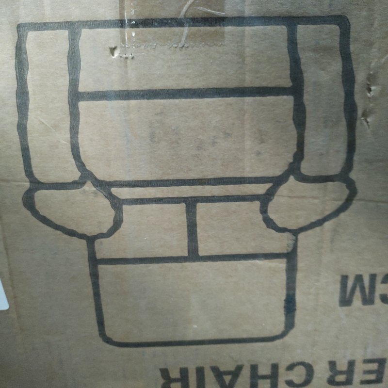 Sofá de un cuerpo reclinable Daniels VS8070BBR Café