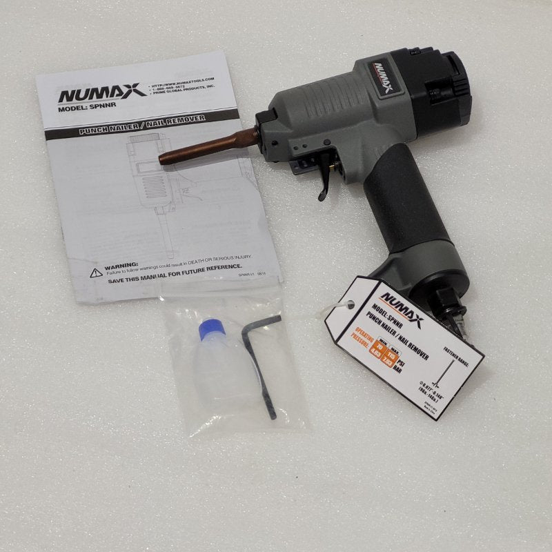 Clavadora Neumática NuMax SPNNR 9GA 14GA, Gris