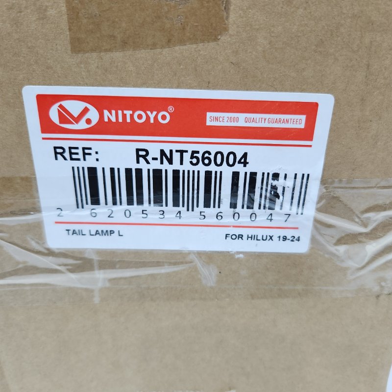 Foco Trasero Izquierdo For Hilux 19-24 Nitoyo R-NT56004 12V