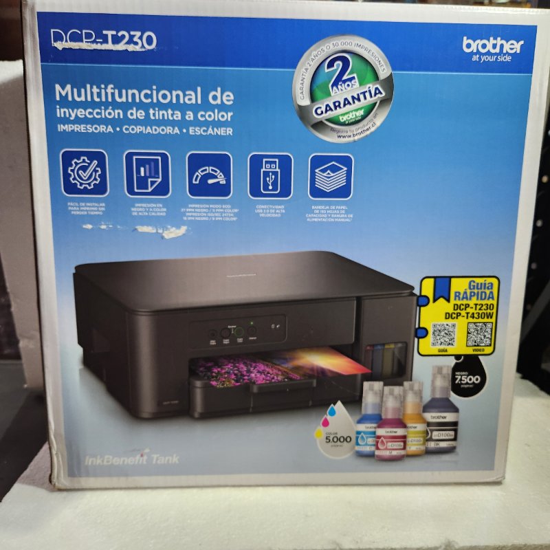 Impresora Multifuncional Brother DCP-T230 Negro