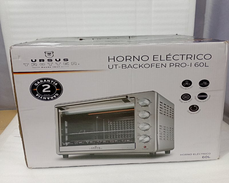 Horno Eléctrico Ursus Trotter UT-BACKOFEN PRO-I 60 Litros