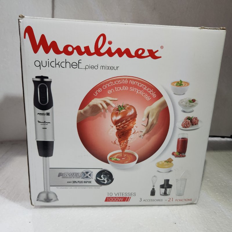 Batidora de Mano Moulinex QuickChef 1000W