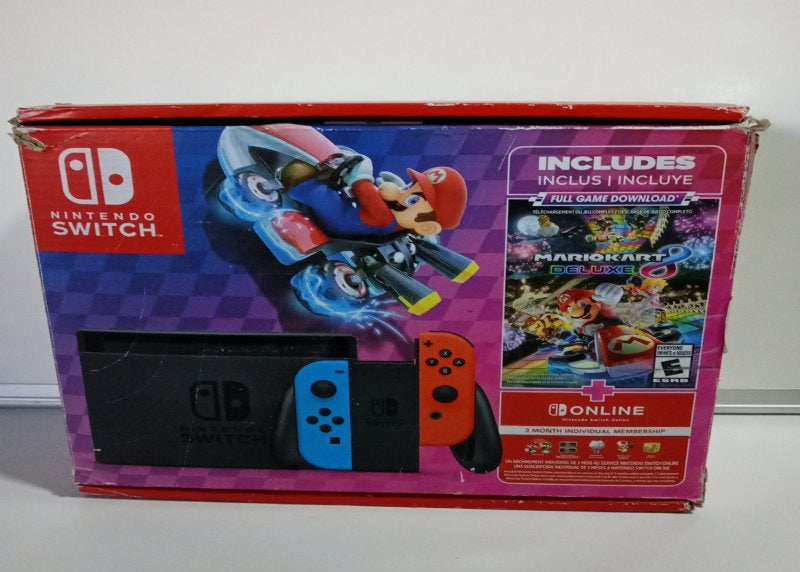 Consola Nintendo Switch Neon Mario Kart 8 Deluxe (Reacondicionada)
