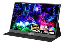 Monitor Portátil para Laptop Goojodoq AC1055 15,6" Negro