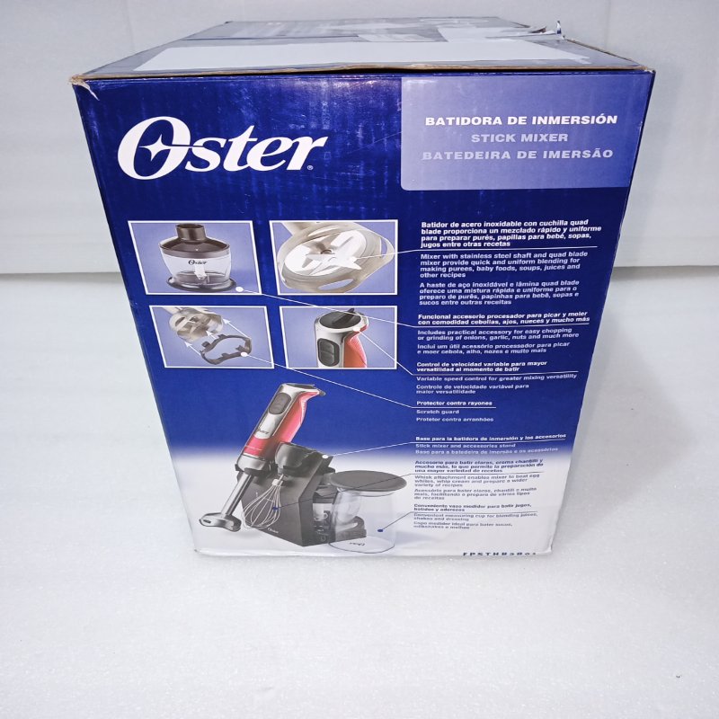 Batidora de Inmersión Oster FPSTHB2801 800W Negra