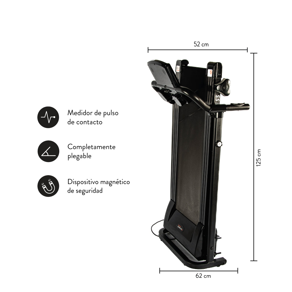 Trotadora Eléctrica Ultimate Fitness E220 - Negra