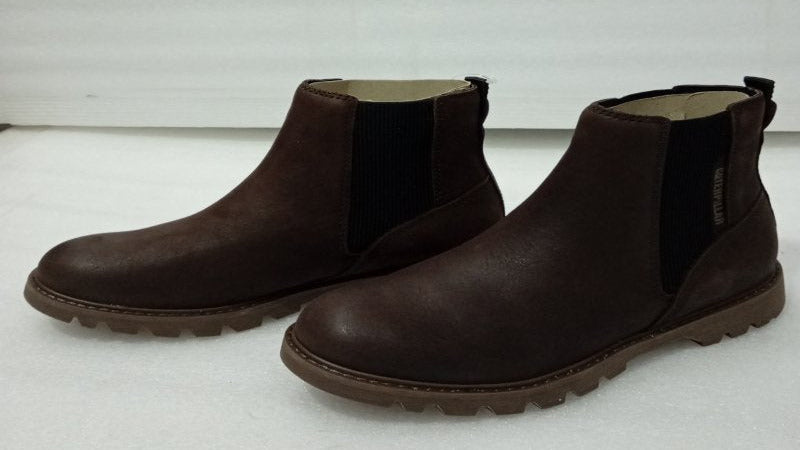 Botín Chelsea de Cuero para Mujer Cat Colorado W S P312182 Brown Talla 38.5