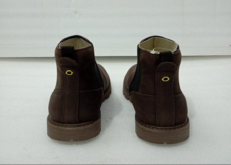 Botín Chelsea de Cuero para Mujer Cat Colorado W S P312182 Brown Talla 38.5