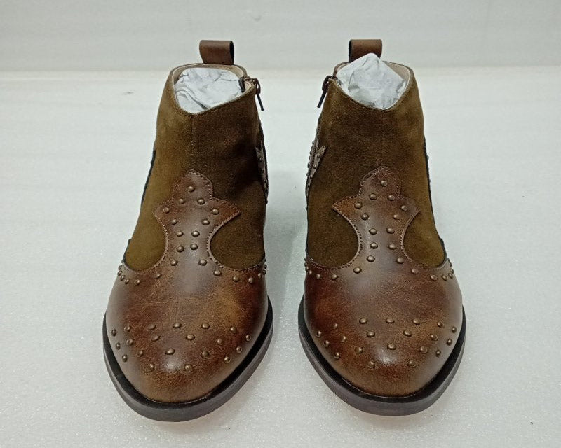Botín de Mujer Alca C10 Café Talla 39