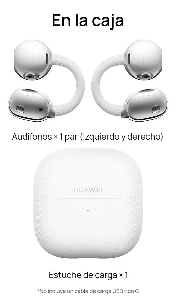 Audífonos Huawei FreeClip 2 Inalámbricos Blanco