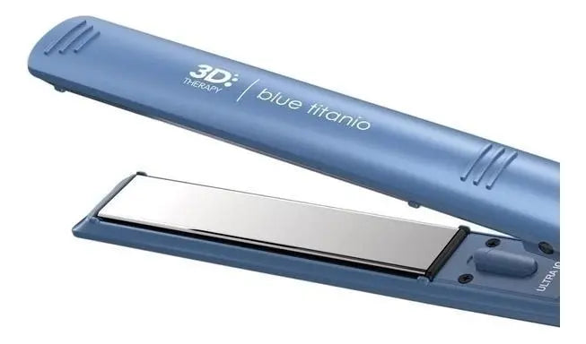 Plancha de Cabello Gama Elegance 3D Therapy Ultra Ion Blue Titanio - 230 °C / 450 °F