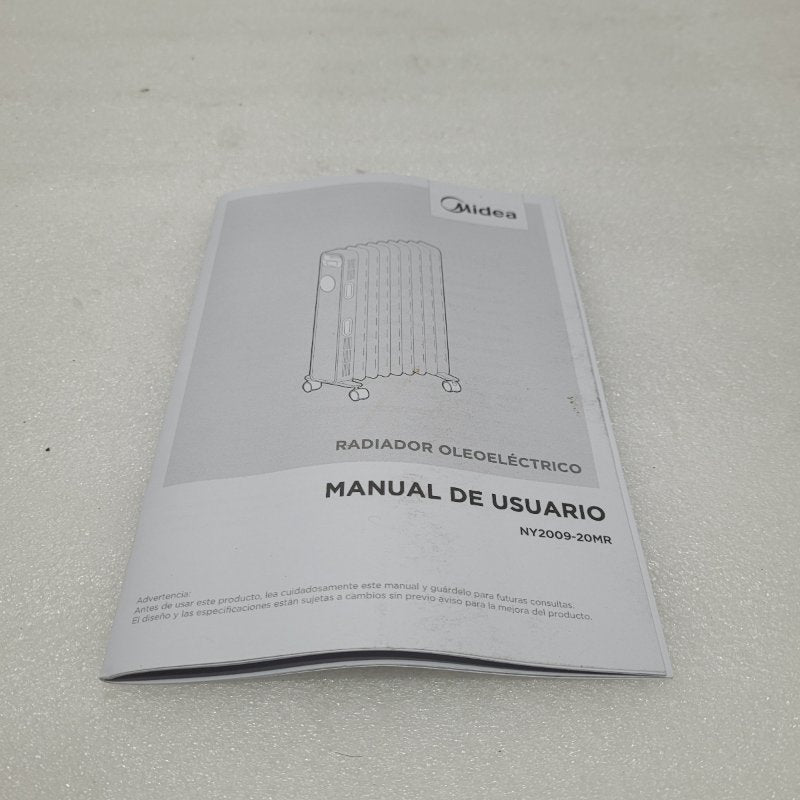 Radiador Óleoeléctrico Midea NY2009-20MR – Blanco