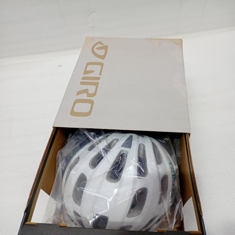 Casco de Bicicleta Vasona Giro para Mujer Talla Universal 50-57 cm, Blanco