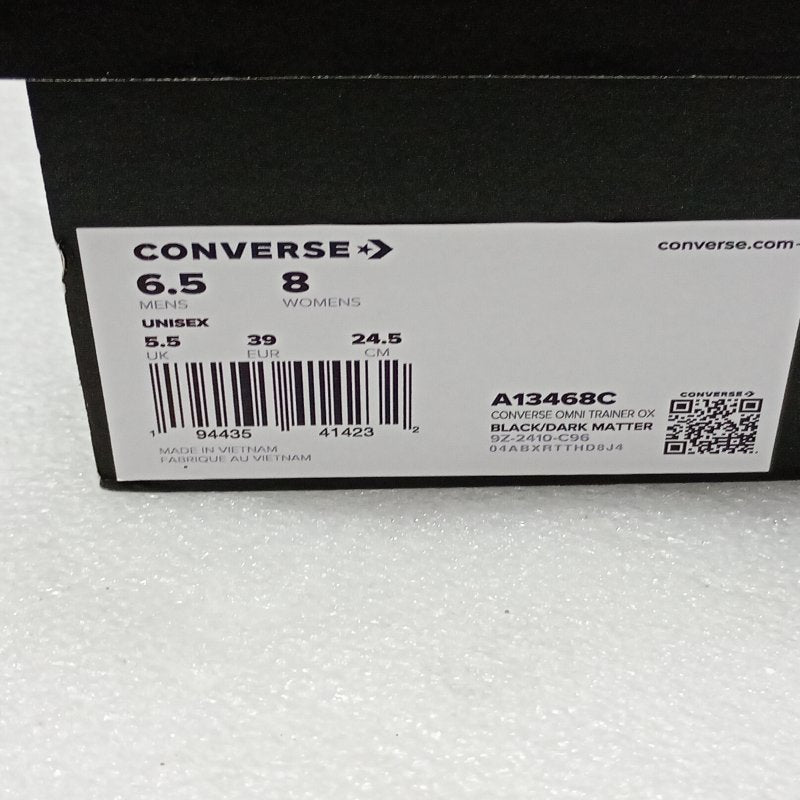 Zapatillas Converse Omni Trainer Ox Black / Dark Matter Talla 39