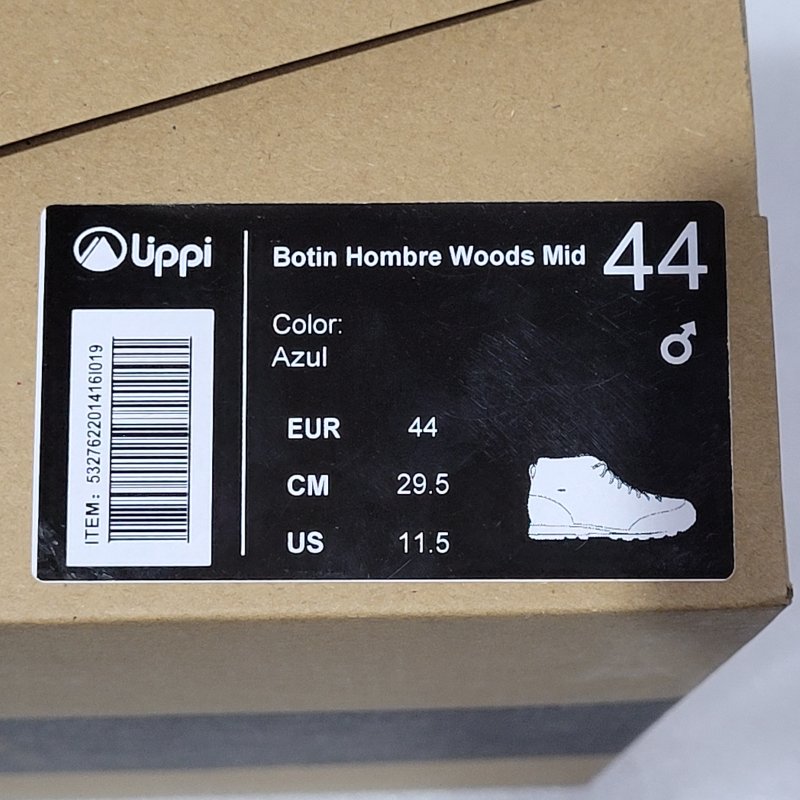 Botín Lippi Woods Mid Azul 44 EUR / 29.5 cm Hombre