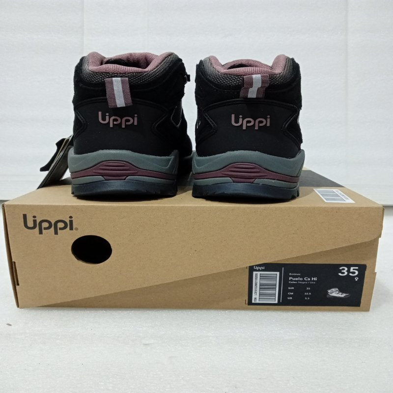 Botines Lippi Puelo CS HI Negro/Uva EUR 35 22.5 cm