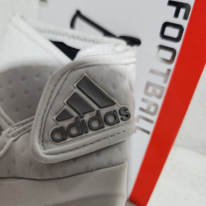 Guante de Fútbol Americano Adidas Nasty Fast Talla 3XL, Blanco