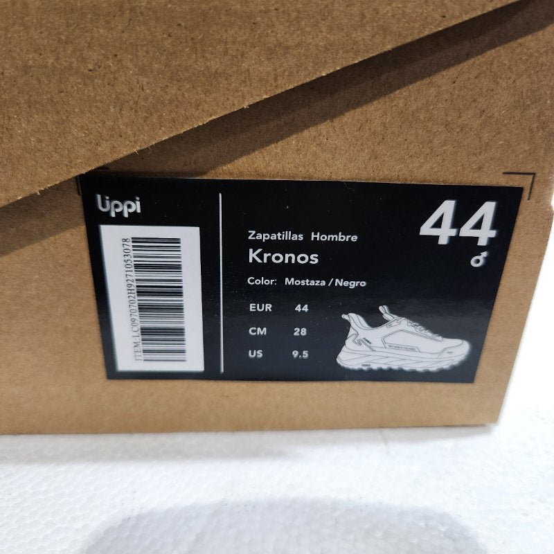 Zapatillas Lippi Kronos Hombre Mostaza/Negro Talla 44 EUR / 28 cm